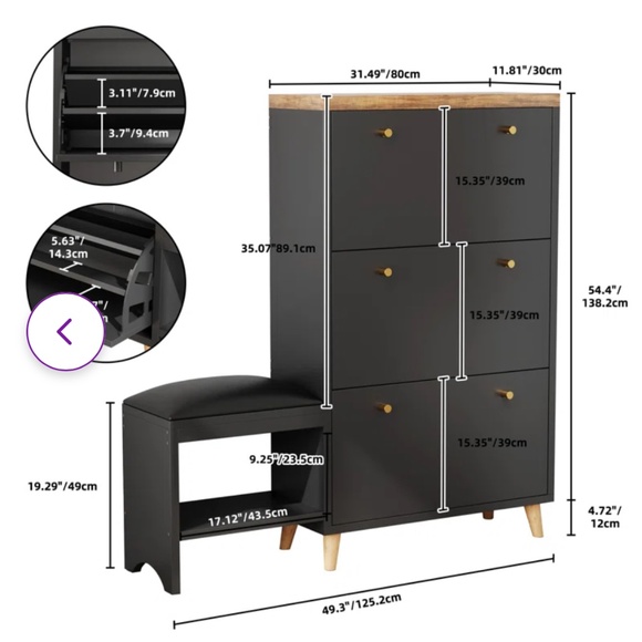 Shoe storage unit - Picture 2 of 7